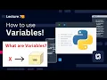 Variables in Python Python Programming For Absolute Beginners 2023