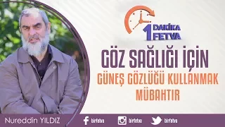 Göz sağlığı için güneş gözlüğü kullanmak mübahtır