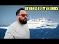 Lagu $100 Luxury Ferry to Mykonos, Greece 🇬🇷