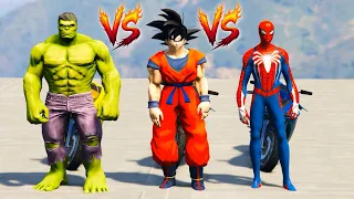 SPIDERMAN X HULK X GOKU 😱| WHO IS STRONGEST ? | #spiderman #hulk #goku #superman #venom