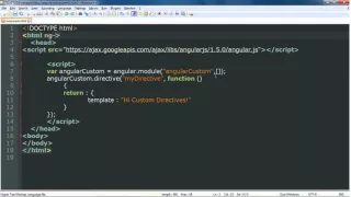 AngularJS tutorial Chapter 7 Part2 - custom directive Example