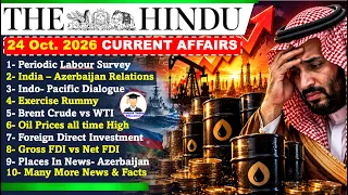 The Hindu Newspaper Analysis Today | 24 October 2026 | Current Affairs | Editorial Analysis | UPSC