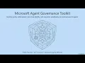 Microsoft Agent Governance Toolkit