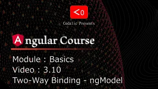 Angular Course 3 10 Two-Way Binding - ngModel