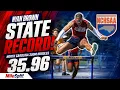Nyan Brown Breaks The North Carolina 300m Hurdles State Record 35 96