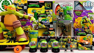 Teenage Mutant Ninja Turtles Toy Collection Unboxing TMNT Mutant Mayhem Toys ASMR No Talking 