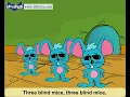 Three Blind Mice  | Nursery Rhymes by Little Fox