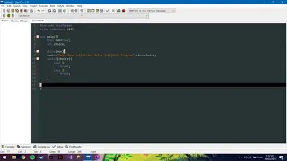 C Tutorial using while loop for menu