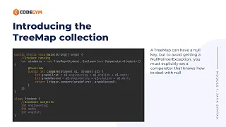 Java TreeMap CodeGym University Course