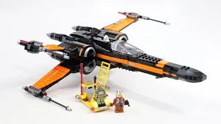 LEGO Star Wars Poe's X-Wing Fighter (Timelapse & Review) - Set 75102