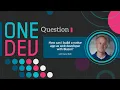 How can I build a native app as a web developer with Blazor One Dev Question