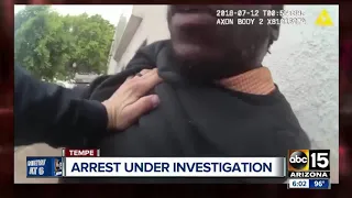Were Tempe police justified for actions during arrest