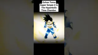 Gohan Turns Super Saiyan 2 In The Hyperbolic Time Chamber Interstellar Style Dragonball 