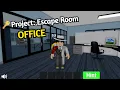 Roblox PROJECT ESCAPE ROOM OFFICE Walkthrough English