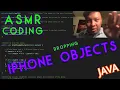 Coding ASMR IPhone Objects and dropping them with keyboard sounds