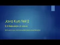 Java Teil 2 - 2 2 Rekursion in Java
