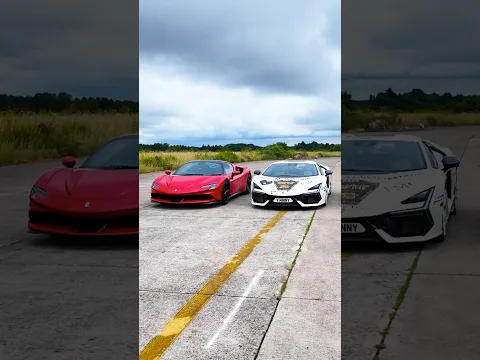 DIAL CAM DRAG: Ferrari v Lambo!