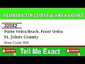 Ponte Vedra Beach ZIP Code and Area Code