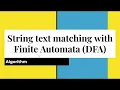 String Text Matching using DFA