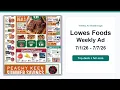 Lowes Foods Weekly Ad 26 - 26 Top 10 Deals