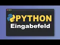 Creating and reading inputs with tkinter Tutorial for beginners German