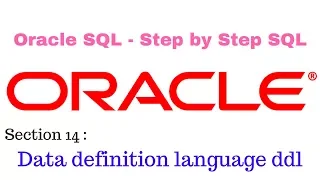 Oracle Sql Step by Step Approach 077 lets delete the table drop