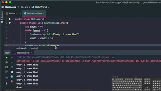 Java Basics 7 - While Loops