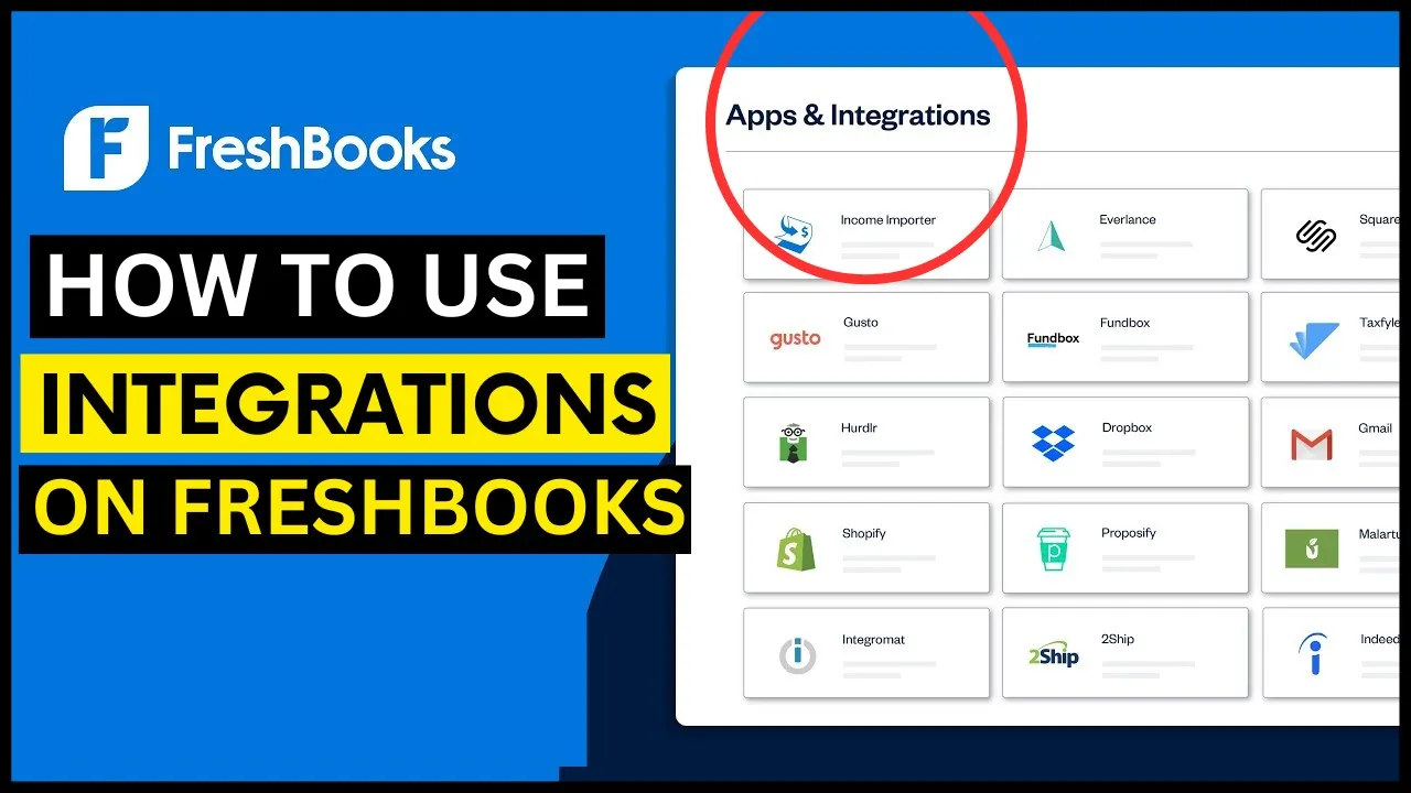 How to Use Integrations on FreshBooks for Free