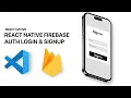 React Native Authentication with Firebase and Expo in 10 minutes
