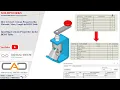 How to insert custom Properties like material Mass Stock Size inside the Assembly BOM Table