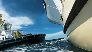 Sailboat vs TUG! Anti-collision tactics – Sailing Ep 170