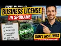 How to get a business license in Spokane
