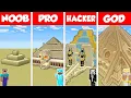 Download Lagu Minecraft Battle: NOOB vs PRO vs HACKER vs GOD: SAND DESERT HOUSE BASE BUILD CHALLENGE / Animation