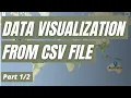 Data Visualization from a CSV File on a Map