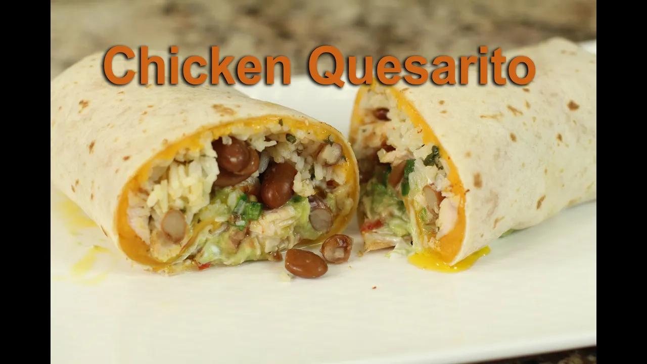 Chicken Quesarito With Cilantro Lime Rice by Rockin Robin