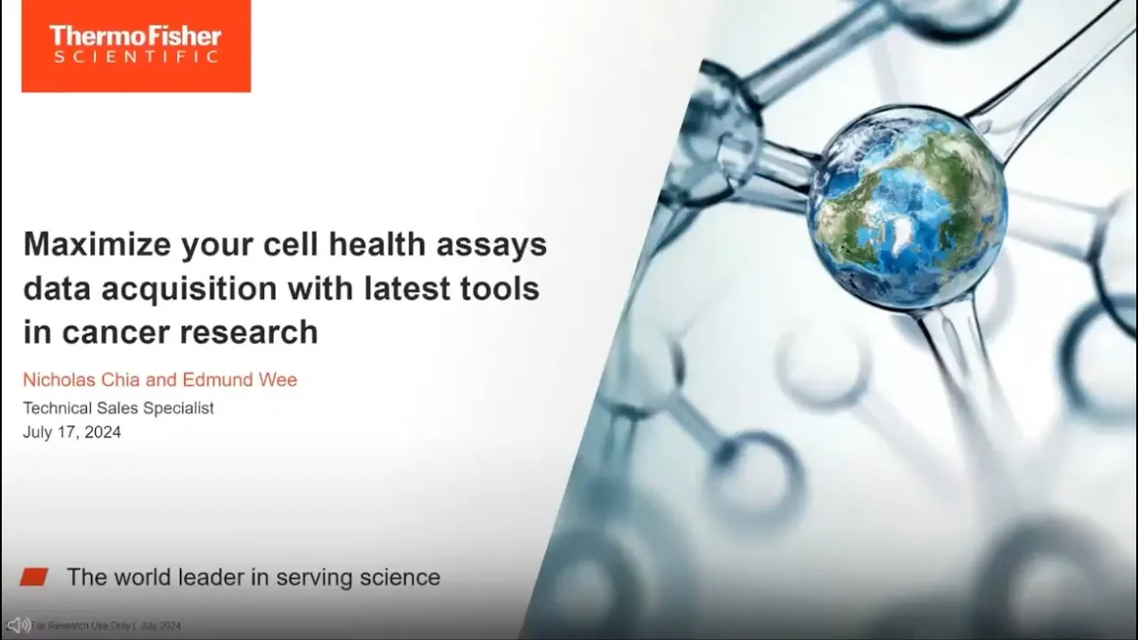 Maximize your cell health assays data acquisition with latest tools in cancer research