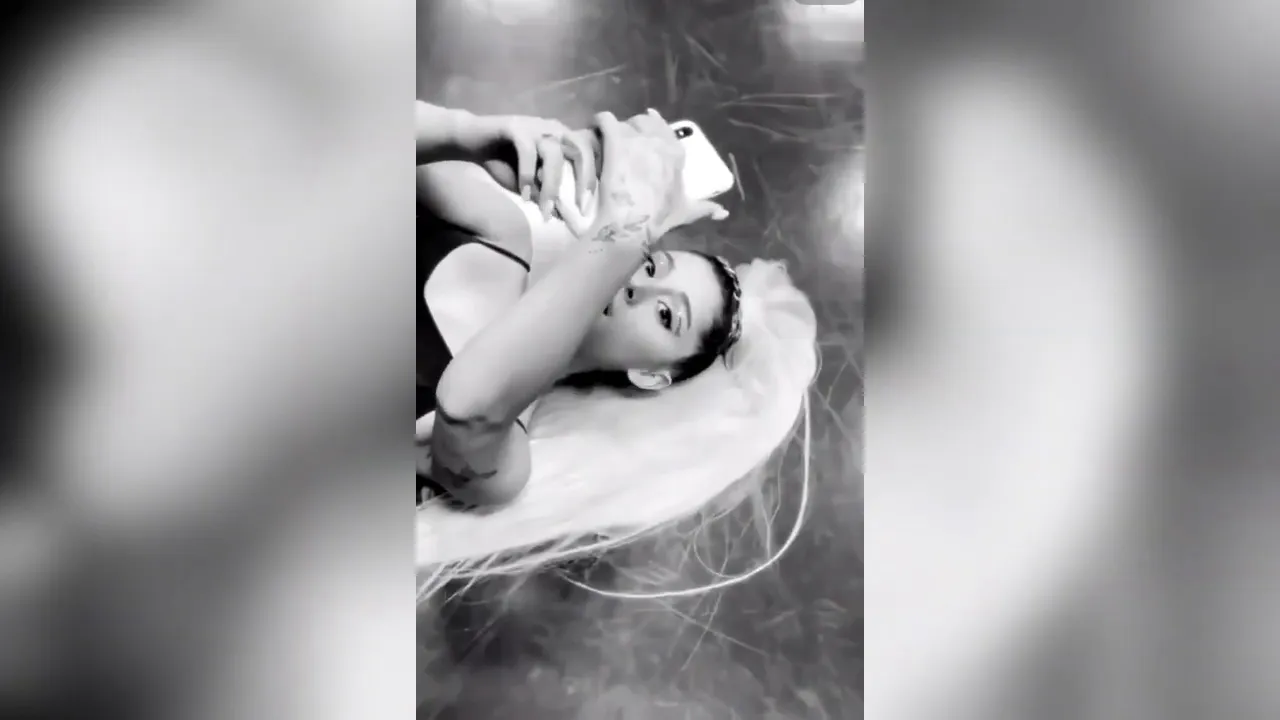 Lady Gaga chasing Ariana Grande | Rain On Me (Behind The Scenes)