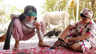 daily life of beautiful village girls easy cooking in beautiful nature everyday vlog beautiful
