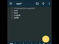 comparison operator in python