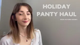 My VERY SEXY Victoria Secret Holiday Panty Try On Haul