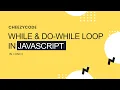 While Do While Loop in JavaScript Looping Statements CheezyCode Hindi