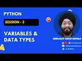 Session 3 Variables Data Types 6th Dec Simranjit Singh Monga