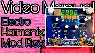 Video Manual Electro Harmonix Mod Rex Polyrythmic Modulator 