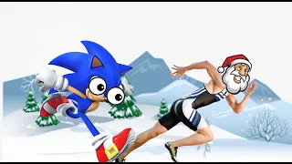 Santa but fast 60 second santa run