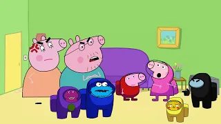 Quien Se Comió Mis Galletas 😡🍪 " Among Us Peppa"