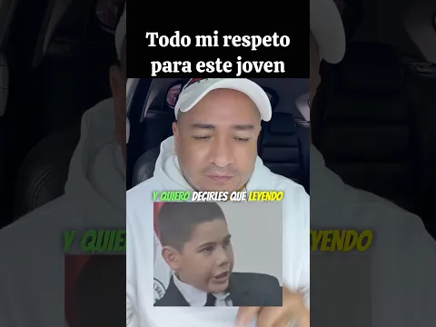 Todo mi respetos para este joven, que quiere ayudar a otros jóvenes en el amor y el. En su sueño. ￼￼