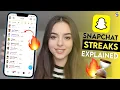 SnapChat STREAKS Explained How to make Snap Streak with Friends What is Streak