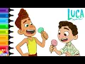 Disney Luca Coloring Book - Luca Alberto