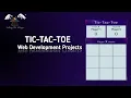Create Tic-Tac-Toe game using HTML CSS and Javascript web Development projects