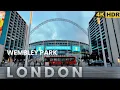 WEMBLEY PARK WEMBLEY STADIUM LONDON DESIGNER OUTLET WALKING TOUR 2024 4K R